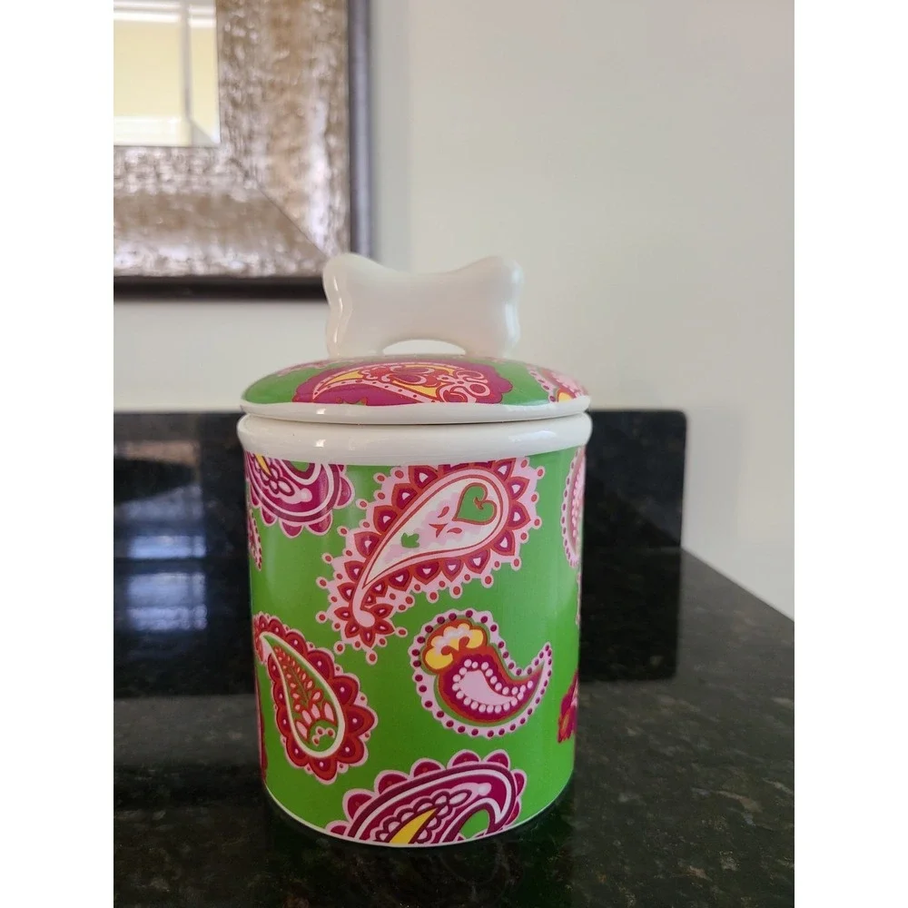 Treat/Food Jar Ceramic For Dogs Or Cats